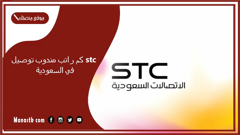 كم راتب مندوب توصيل stc في السعودية