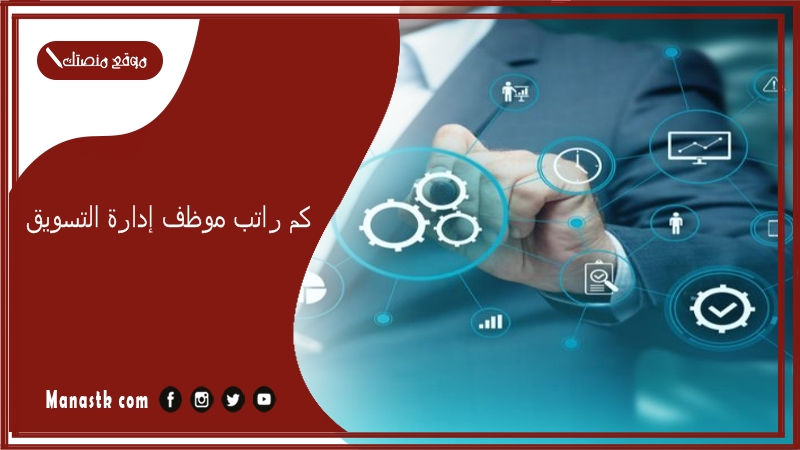 كم راتب موظف إدارة التسويق